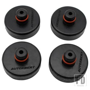 テスラ 4個 のジャックパッドアダプターゴム W/収納ケースバッグボックスツールリフティングセーフレイズモデル 3 モデル S モデル X Y - 4PCS