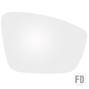 ジェッタ MK6 パサート B7 ビートルクラシック 2011-2019 ドアサイドウイングミラーガラス加熱リアビューバックミラー米国モデル - right
