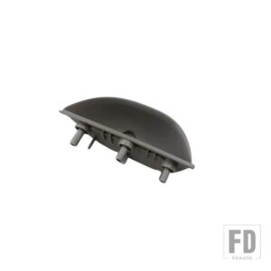 プジョー 9345AA 9345AG 408 ドアハンドル装飾インナーアームレストベースカバーハンドルブラケットアームレストライトストリップ - Left small cap