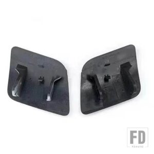 プジョー 1606413980 508 ウィンドウウォッシャージェットキャップヘッドライトスプレーフロントバンパーヘッドライトスプレーノズルクリーニン - A pair of black