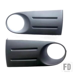 プジョー 7452CL 9650212477用ピカソフロントフォグランプカバーピカソフロントバンパーフォグランプフレームブラックフォグランプブラケットア - A pair of prices