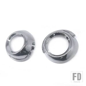 プジョー 7452SN 307 フロントバンパーフォグランプフレームフロントフォグランプ装飾フォグランプカバーに - A pair of prices