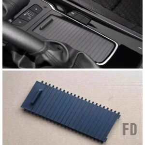 プジョー 508 収納ボックス装飾スライディングロッド収納コンパートメントトリムフロアコンソールグローブボックス 759296 7591ZL に - Separate lid