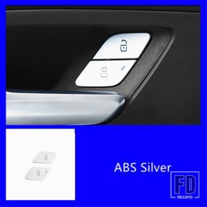 メルセデスベンツ 窓ガラスリフティングボタンスパンコール装飾 AB クラス CLA GLA GLB X247 2020 ステアリングホイールデカール - door unlock sequins