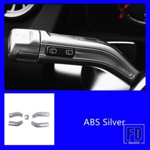 メルセデスベンツ 窓ガラスリフティングボタンスパンコール装飾 AB クラス CLA GLA GLB X247 2020 ステアリングホイールデカール - wiper frame carbon