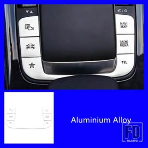 メルセデスベンツ 窓ガラスリフティングボタンスパンコール装飾 AB クラス CLA GLA GLB X247 2020 ステアリングホイールデカール - console buttons