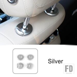 メルセデスベンツ ヘッド調整ボタンカバーステッカートリム Cクラス W205 GLC X253 2015-2018 インテリアアクセサリー - 6 pieces
