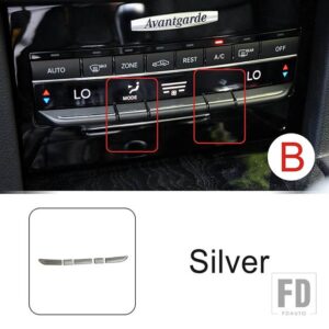 メルセデスベンツ カーアクセサリーセンターコンソール空調アウトレットベントボタンカバートリム Eクラス W212 E200 260 2009-2015 - Model B