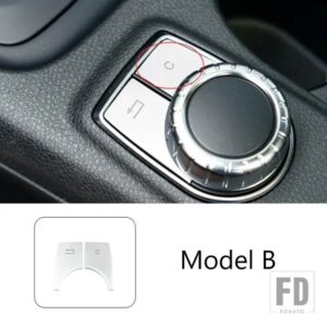 メルセデスベンツ 自動車用 GLA CLA200 220 260 AB クラス C117 W176 X156 制御マルチメディアボタンカバーステッカーインテリアアクセサリー - Model B