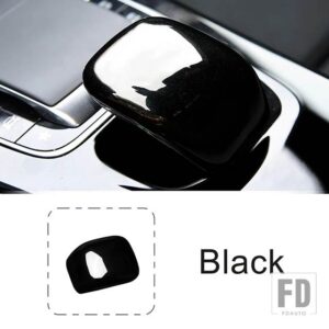 メルセデスベンツ カーアクセサリーセンターコンソールギアアームレストマウスシェルカバートリム Aクラス W177 CLA C118 V177 W118 2019-2022 - Black