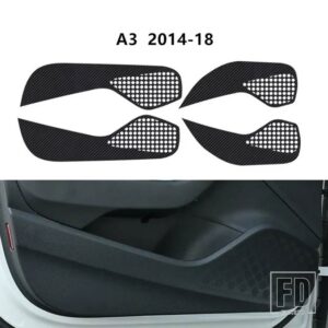 アウディ ドア抗キックパッドデカール A3 Q3 Q5 Q7 カーボンステッカー自動車インテリアデカール - A3