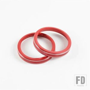 メルセデスベンツ GLE GLK GLS ML SL SLK GL CLS G Cクラスカーエアコンノブサークルフレームステッカー室内装飾トリム - Red