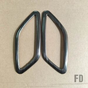 メルセデスベンツ CLA C117 GLA X156 Aクラス W176 ダッシュボードサイド空調ベントアウトレットフレーム室内装飾トリム - Black Brushed