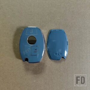 メルセデスベンツ キーケース TPU シェル A B C Eクラス GLK GLA GLC GLR W204 W212 W176 W202 W463 インテリアアクセサリー - A Blue