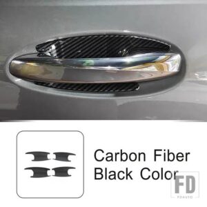 メルセデスベンツ CLA C118 2019-2022 外装ドアプルハンドルカバーボウルパネルトリムステッカーカーアクセサリーカーボン色 - Bowl