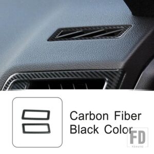メルセデスベンツ 自動車用 Eクラスクーペ W207 C207 2009-13 ダッシュボードエアコンベントアウトレットフレームトリムインテリアアクセサリー - side Carbon