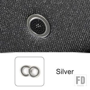 メルセデスベンツ インナールーフスピーカーフレームオーディオサークルカーボンテクスチャトリム Aクラス W177 CLA C118 2019-22 - Silver