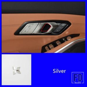 BMW インナードアボウルデカール装飾ステッカートリム 3シリーズ G20 G28 2020 インテリアアクセサリー - Silver
