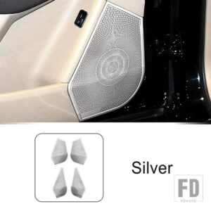 メルセデスベンツ ドアステレオスピーカーカバー装飾ステッカースピーカーオーディオホーンフレームトリム GLE GLS GL ML カーアクセサリー