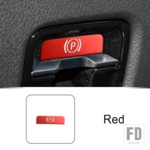 メルセデスベンツ コンソール P ハンドブレーキスイッチボタンカバースパンコールトリム Cクラス W206 2022-23 - Red