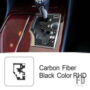 レクサス カーアクセサリーセンターコンソールギアシフト制御フレームギアシフトパネルカバーカーボンインテリアトリム GS 2006-2011 - RHD