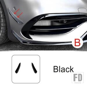 メルセデスベンツ カーアクセサリーフロントバンパースポイラーリップブレードアンダーグリルサイドエアナイフステッカー Aクラス W176 2016-2 - side air knife