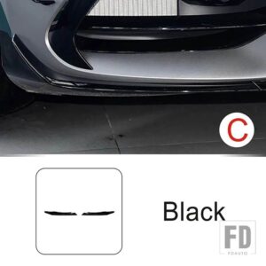 メルセデスベンツ カーアクセサリーフロントバンパースポイラーリップブレードアンダーグリルサイドエアナイフステッカー Aクラス W176 2016-2 - Front down air knife