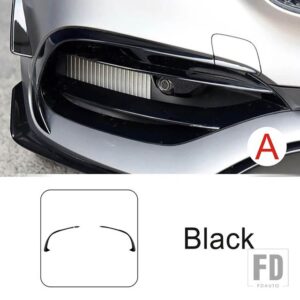 メルセデスベンツ カーアクセサリーフロントバンパースポイラーリップブレードアンダーグリルサイドエアナイフステッカー Aクラス W176 2016-2 - Front air knife