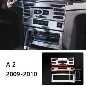メルセデスベンツ センターコンソール CD フレーム装飾ステッカートリム Eクラスクーペ W207 C207 2009-2013 インテリアデカール - A2 Silver