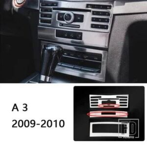 メルセデスベンツ センターコンソール CD フレーム装飾ステッカートリム Eクラスクーペ W207 C207 2009-2013 インテリアデカール - A3 Silver