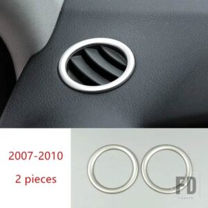 メルセデスベンツ Cクラス W204 コンソール CD パネルエアコンベントフレームカバートリム装飾ステッカー - 07-10 AC Outlet