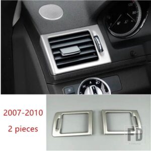 メルセデスベンツ Cクラス W204 コンソール CD パネルエアコンベントフレームカバートリム装飾ステッカー - Both Side AC Outlet