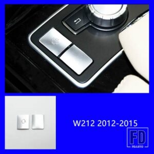 メルセデスベンツ カーセンターコンソール ES ボタンスパンコール装飾カバートリム Eクラス W212 2012-2015 マルチメディアデカール - ES Buttons