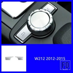 メルセデスベンツ カーセンターコンソール ES ボタンスパンコール装飾カバートリム Eクラス W212 2012-2015 マルチメディアデカール - Multimedia Buttons