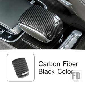 メルセデスベンツ コンソールアームレストギアマウスヘッドシェルカバートリム GLEクラス W167 V167 2020-2023 カーボンパターンカーアクセサリ - head cover Carbon