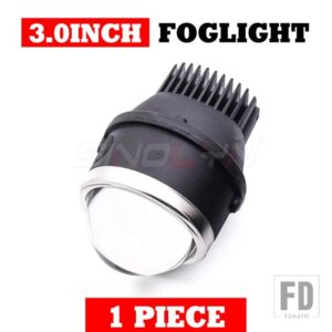 汎用 2.5/3.0 インチ BI LED フォグランプ 3000K 6000K LED ドライビングライトカーフォグプロジェクターレンズカーアクセサリーレトロフィット