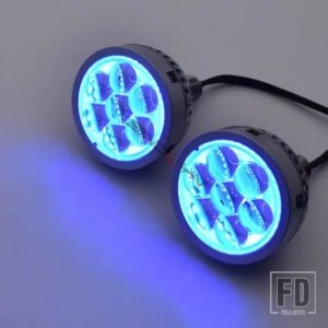 LED ハイビーム悪魔デビルアイ H7 H1 9005 9006 プロジェクターレンズヘッドライト LED レンズライトランプカーアクセサリー
