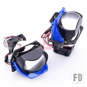130 ワット 3インチバイ LED レンズ 36000LM LED ヘッドライトプロジェクターライト HELLA 3R LED ヘッドランプカーアクセサリーレトロフィット - Without Shrouds