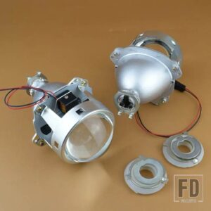 3.0 インチバイキセノンレンズ H7 H4 ヘッドライトライト H1 HID スーパープロジェクターレンズヘッドランプカーアクセサリーのアップグレード - Without Shrouds