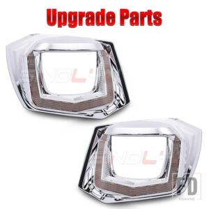 VW アップグレードキットポロ 6C 2014 ハロゲンヘッドライト U LED DRL D2S D2H バイキセノンプロジェクターレンズウィンカー HELLA 3R - Upgrade Shrouds Only