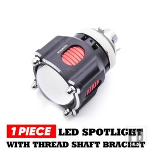 50000LM LED ハイビームレンズヘッドライトスポットライト多色デビルアイ 6000 18K LED ライトプロジェクター車オートバイ - 1 PC With A Bracket
