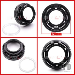 2.5/3.0 ヘッドライトレンズダストベゼルシュラウド LED HID プロジェクターレンズ WST/ヘラ 3R G5/小糸 Q5 ベゼルカーアクセサリー - K Shrouds