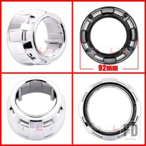2.5/3.0 ヘッドライトレンズダストベゼルシュラウド LED HID プロジェクターレンズ WST/ヘラ 3R G5/小糸 Q5 ベゼルカーアクセサリー - 2.5 XJG Shrouds