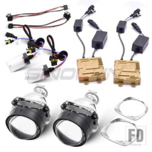 アウディ バイキセノン HID プロジェクターフルキット A4 B6 8E 01-04 ハロゲンキセノンヘッドライトレンズ 2.5 WST 8.0 - With HID Kit
