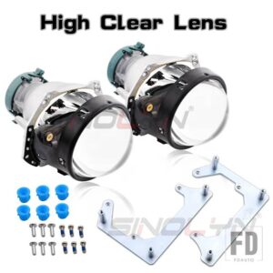 VW バイキセノンレンズパサート B6 ヘッドライトヘラ 3R G5 D2S D1S D3S D4S 3.0 インチプロジェクターレンズアクセサリー - High Clear Lens