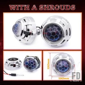 汎用 3インチエッチングバイキセノンレンズ HELLA 3R G5 H7 H4 H1 9005 9006 ヘッドライトプロジェクターレンズカーアクセサリー DIY