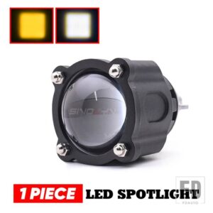 40000LM LED ハイビームスポットライトデビルアイ LED ライト 6000 18K 3000 18K プロジェクターレンズヘッドライト車オートバイ レトロフィッ - 1 piece