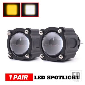 40000LM LED ハイビームスポットライトデビルアイ LED ライト 6000 18K 3000 18K プロジェクターレンズヘッドライト車オートバイ レトロフィッ - 2 pieces