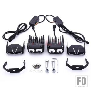 LED スポットライト フォグランプ カープロジェクター デュアルレンズ補助ライト 6000K 3000K 100W ワークライト ATV SUV トラック 12V 24V DI - U10 LED Spotlights