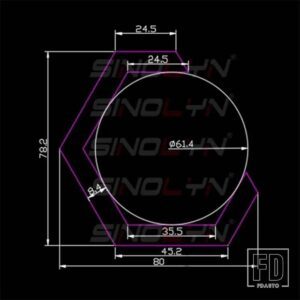 LED 六角ハロー RGB エンジェルアイ BLUETOOTH 互換アプリライトリングヘッドライト多色ライトカーアクセサリー - 80mm x 2pcs